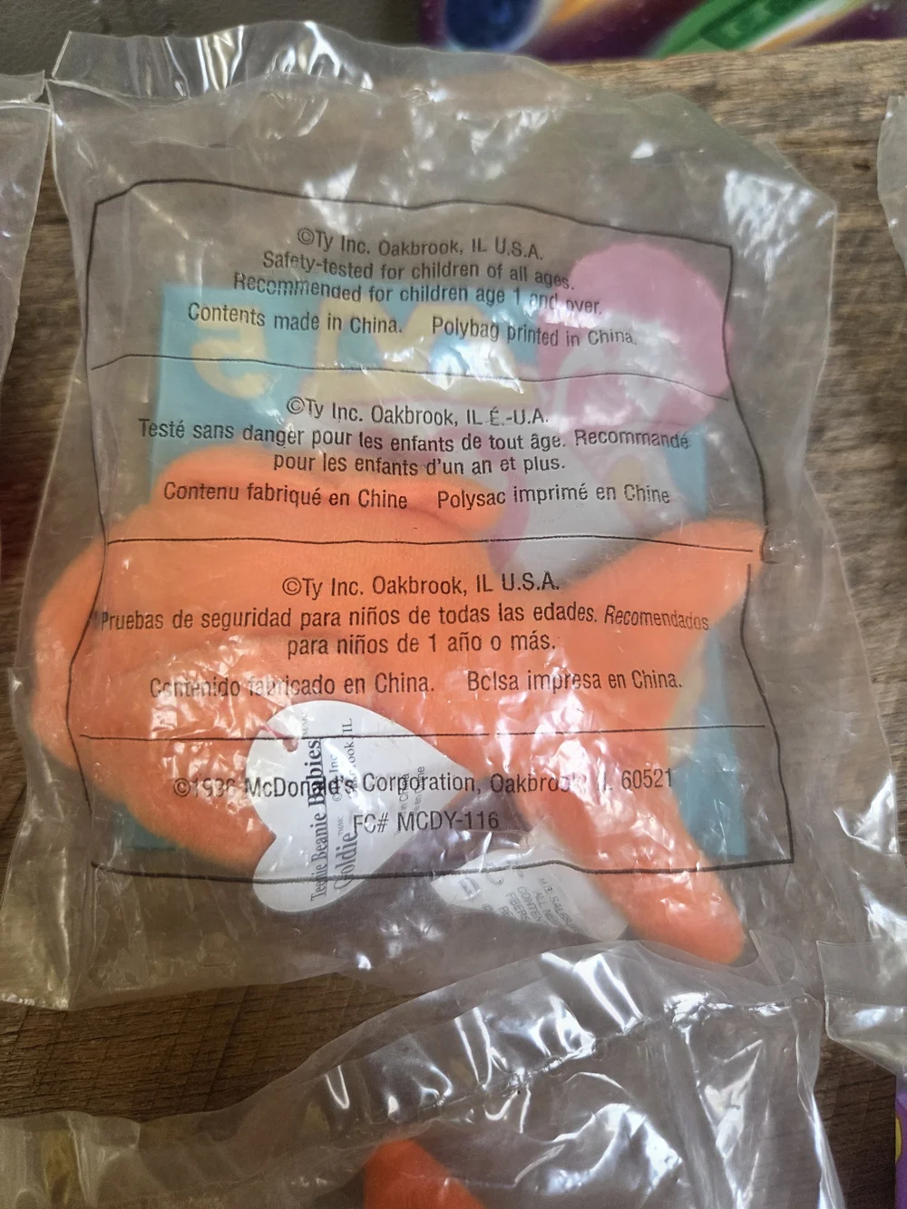 Vintage Lot Of 9 Ty Beanie Babies McDonald's Collectibles (Packaged) Bin Q